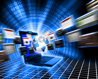 筆記本電腦屏幕 全球計(jì)算機(jī)網(wǎng)絡(luò)的視覺象征與科技演進(jìn)